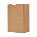 Ajm Packaging Grocery Bag, 19.75 x 17, Brown, 500PK BAG SK1660